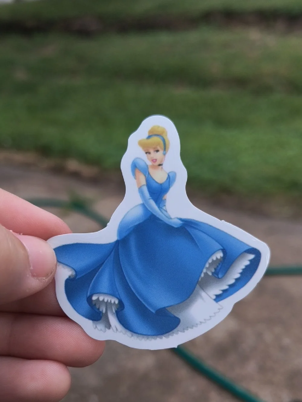 Cinderella Blue Princess Party Sticker - Home Party Supplies